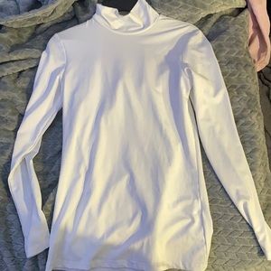 White turtle neck